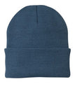 Port Company Beanie Custom Embroidered CP90 Millennium Blue