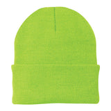 Port Company Beanie Custom Embroidered CP90 neon green