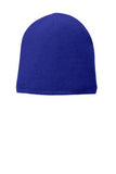 Port Company Fleece Lined Beanie Custom Embroidered CP91L Royal