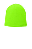 Port Company Fleece Lined Beanie Custom Embroidered CP91L Green