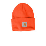 Andes Carharrt Acrylic Watch Beanie Custom Embroidered CTA18 Brite Orange