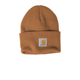 Andes Carharrt Acrylic Watch Beanie Carharrt Brown Custom Embroidered CTA18