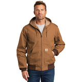 Sawatch Range Carhartt Thermal Lined Duck Active Jacket Custom Embroidered CTJ131 Carhartt Brown