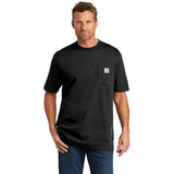 Mt Kenya Carhartt Tall Workwear Pocket Short Sleeve T Shirt Custom Embroidered CTTK87 Black