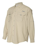 Columbia Bahama II Long Sleeve Shirt Custom Embroidered 101162 Fossil
