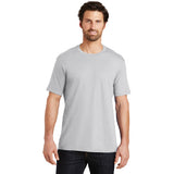 heathered steel custom men's tshirt