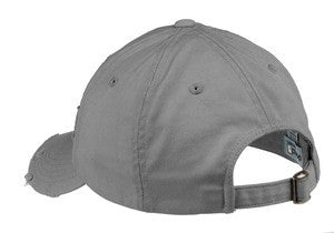 Custom Embroidered Distressed Hat - Bobcat Ridge - District
