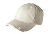 District Twill Hat White Custom Embroidered DT600
