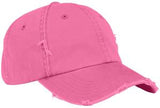 District Twill Hat Pink Custom Embroidered DT600