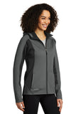 Eddie Bauer Soft Shell Jacket Ladies Metal Grey] Grey Steel Custom Embroidered EB543