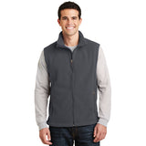 Port Authority Fleece Vest Iron Grey Custom Embroidered F219