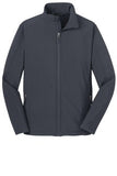 Port Authority Ladies Soft Shell Jacket Battleship Grey Custom Embroidered L317