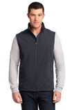 Port Authority Soft Shell Vest Charcoal Grey Custom Embroidered J325