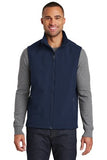 Port Authority Soft Shell Vest Navy Custom Embroidered J325