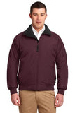 Maroon/True Black Port Authority Custom Logo Jacket J754