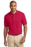 Port Authority Knit Polo Red  Custom Embroidered K420