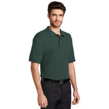 Port Authority Polo With Pocket Dark Green Custom Embroidered K500p