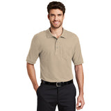 Port Authority Polo With Pocket Stone Custom Embroidered K500p