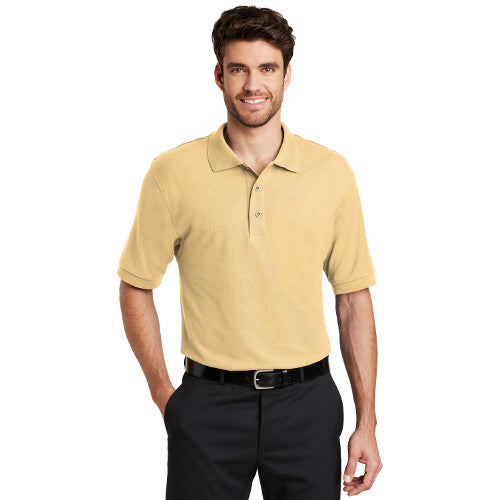 Port Authority Silk Polo Banana Custom Embroidered K500