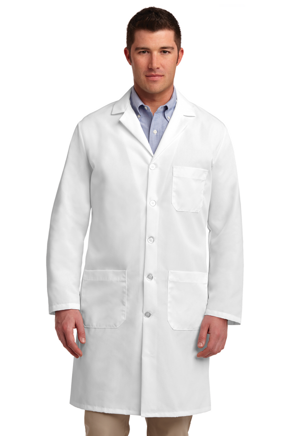 Red Cap Lab Coat Custom Embroidered KP14