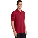 Red Custom Embroidered Port & Company Polo