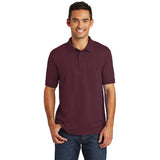 Port Company Polo Maroon Custom Embroidered KP55