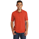 Port Company Polo Orange Custom Embroidered KP55