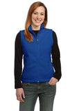 Port Authority Ladies Fleece Vest Royal Custom Embroidered L219