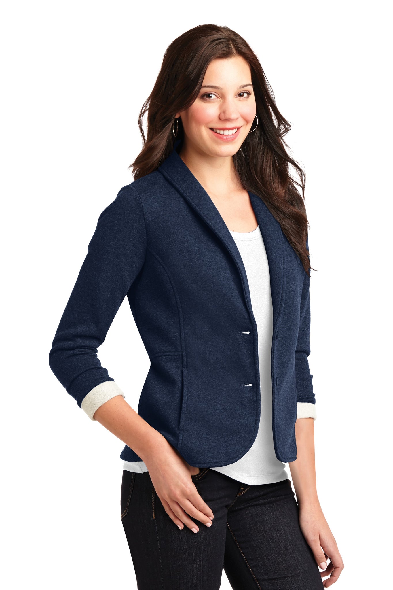 Fleece blazer hotsell womens