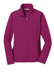 Port Authority Ladies Soft Shell Jacket Very Berry Custom Embroidered L317