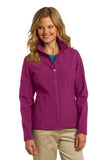 Port Authority Ladies Soft Shell Jacket Very Berry Custom Embroidered L317
