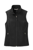 Port Authority Ladies Soft Shell Vest Custom Embroidered L325 Black
