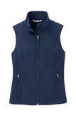 Port Authority Ladies Soft Shell Vest Custom Embroidered L325 Navy
