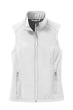 Port Authority Ladies Soft Shell Vest Custom Embroidered L325 White