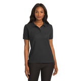 Port Authority Ladies Polo Black Custom Embroidered L500