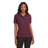 Port Authority Ladies Polo Burgundy Custom Embroidered L500