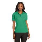 Port Authority Ladies Polo Court Green Custom Embroidered L500