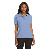Port Authority Ladies Polo Light Blue Custom Embroidered L500
