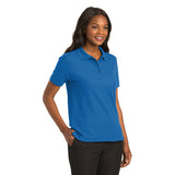 Port Authority Ladies Polo strong blue Custom Embroidered L500