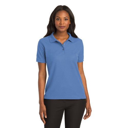 Teal women's sales polo shirt