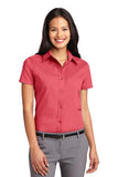 Port Authority Ladies Button Up Polo Hibiscus Custom Embroidered L508
