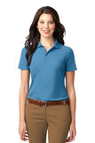 Port Authority Ladies Polo Celadon Blue Custom Embroidered L510