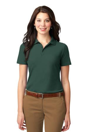 Women's forest green polo shirts hot sale