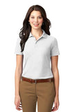 Port Authority Ladies Polo White Custom Embroidered L510