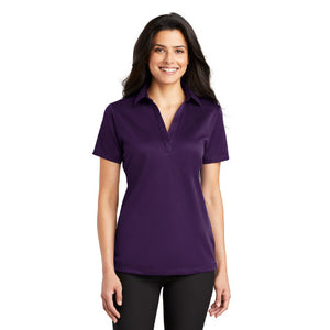 Port Authority Ladies Performance Polo Bright Purple Custom Embroidered L540
