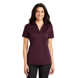 Port Authority Ladies Performance Polo Maroon Custom Embroidered L540