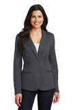 Port Authority Knit Blazer Grey Custom Embroidered LM2000