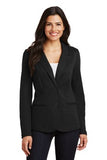 Port Authority Knit Blazer Black Custom Embroidered LM2000