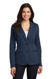 Port Authority Knit Blazer Navy Custom Embroidered LM2000