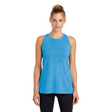 Sport Tek Ladies PosiCharge Tri Blend Wicking Tank Custom Embroidered LST402 Pond BLue